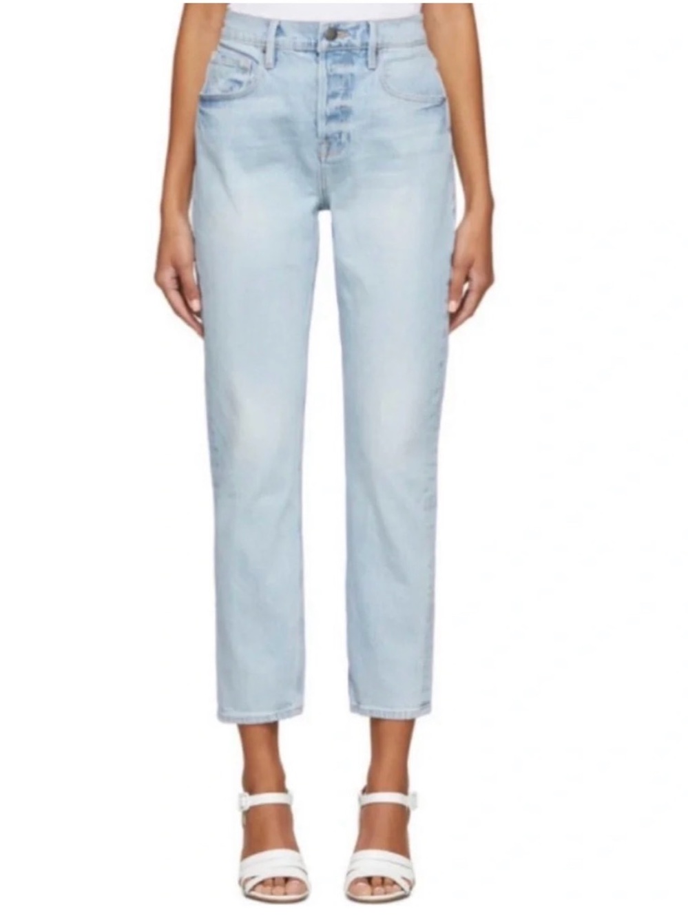 FRAME Heritage Le Original Straight Leg Jeans Artesia Sand Size 28